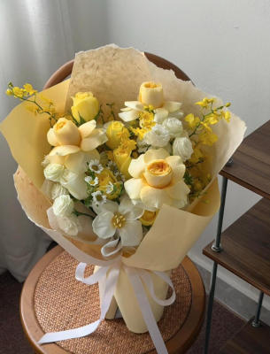 Mẫu hoa tốt nghiệp 02